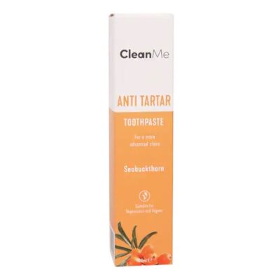 CleanMe anti tartar toothpaste seabukthorn anti-tandsteen