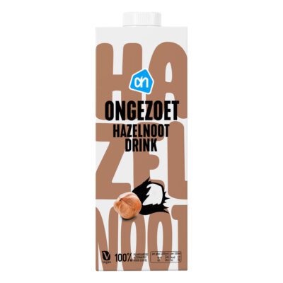 AH hazelnoot drink ongezoet