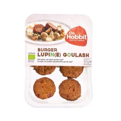 De Hobbit burger lupine goulash