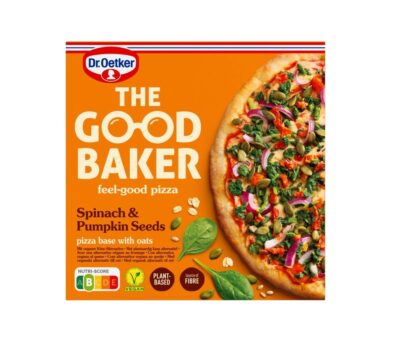 Dr. Oetker the good baker spinach & pumpkin seeds pizza