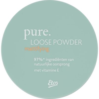 Etos pure loose powder mattifying