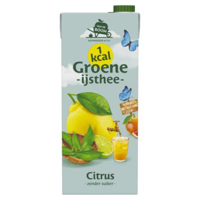 Van De Boom groene ijsthee citrus