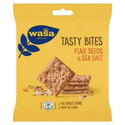 Wasa tasty bites flax seeds & sea salt