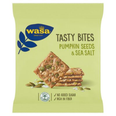 Wasa tasty bites pumpkin seeds & sea salt