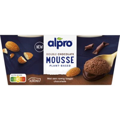 Alpro double chocolate mousse