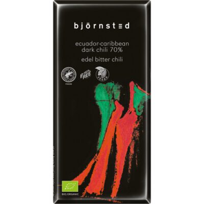 Björnsted ecuador-caribbean dark chili 70%