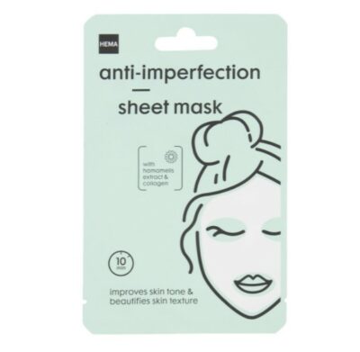 Hema anti-imperfection sheet mask