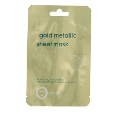 Hema gold metallic sheet mask