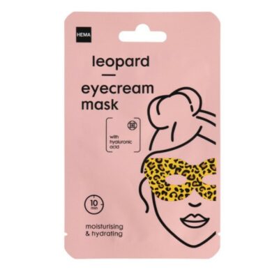 Hema leopard eyecream mask