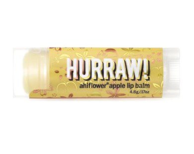 Hurraw! ahiflower apple lip balm