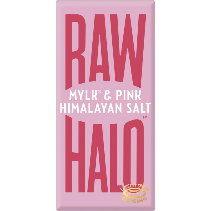 Raw Halo mylk & pink himalayan salt