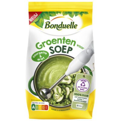 Bonduelle groenten voor soep courgette & erwt