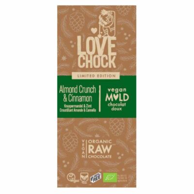 Lovechock limited edition almond crunch & cinnamon