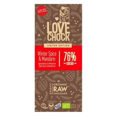 Lovechock limited edition winter spice & mandarin