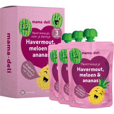 Mama Deli havermoutje meloen & ananas 8+ mnd