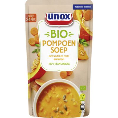 Unox bio pompoen soep