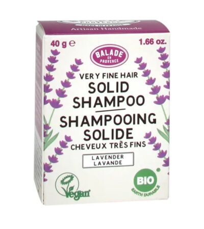 Balade en Provence solid shampoo very fine hair lavender