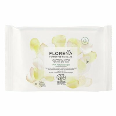 Florena cleansing wipes for eyes and face