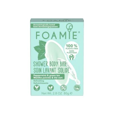 Foamie shower body bar peppermint & green tea