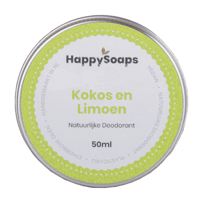 HappySoaps deodorant kokos en limoen