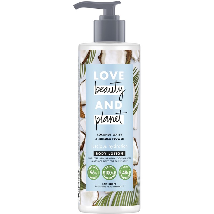 Love Beauty and Planet coconut water & mimosa flower body lotion