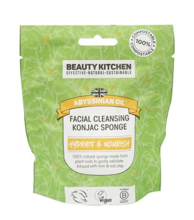 Beauty Kitchen abysinnian oil facial cleansing konjac sponge