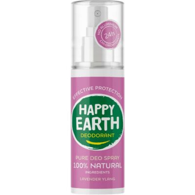 Happy Earth deodorant spray lavendel ylang