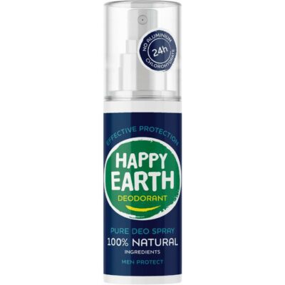 Happy Earth deodorant spray men protect