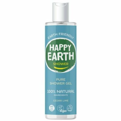 Happy Earth shower gel cedar lime