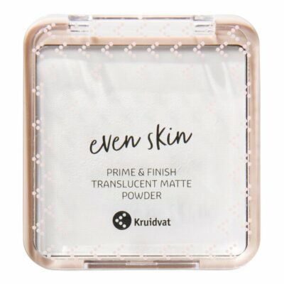 Kruidvat even skin prime & finish translucent matte powder