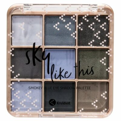 Kruidvat sky like this smokey blue eye shadow palette