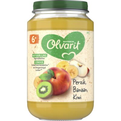 Olvarit perzik banaan kiwi 6m+