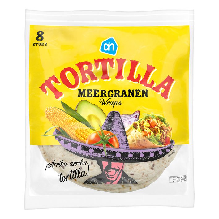 AH tortilla wraps meergranen