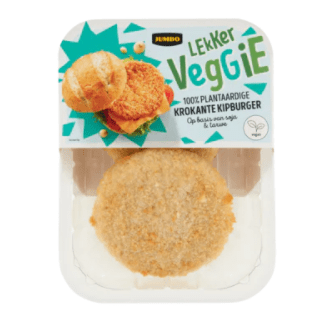 Jumbo Lekker Veggie Krokante Kipburger Vegan