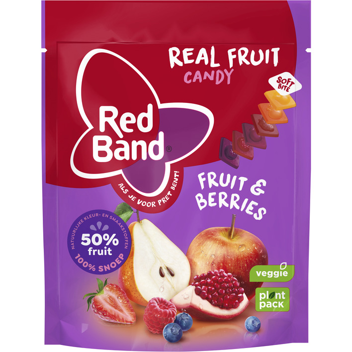 Red Band real fruit candy fruit & berries