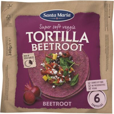 Santa Maria tortilla beetroot