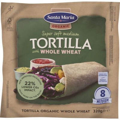 Santa Maria tortilla whole wheat biologisch