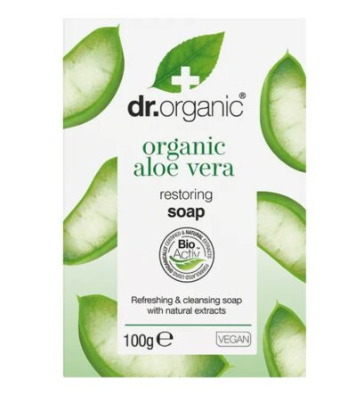 Dr. Organic aloë vera restoring soap