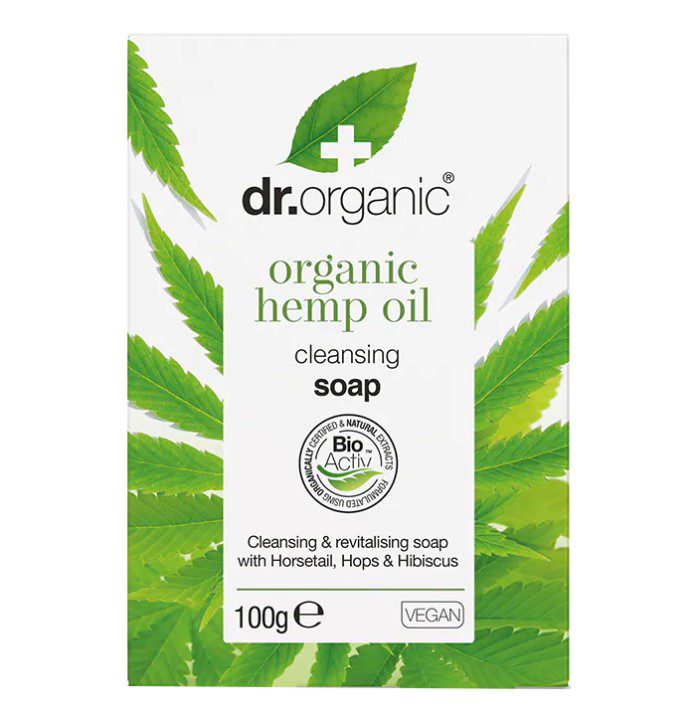 Dr. Organic hemp oil cleansing soap