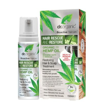 Dr. Organic hemp oil hair rescue and restore