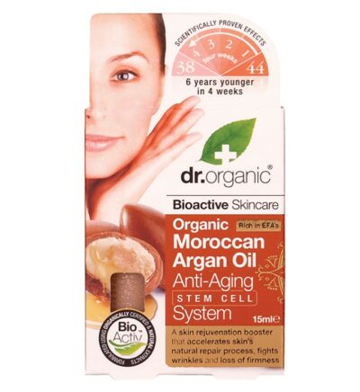 Dr. Organic moroccan argan oil anti-aging stem cell system