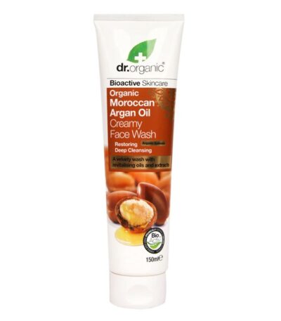 Dr. Organic moroccan argan oil creamy face wash