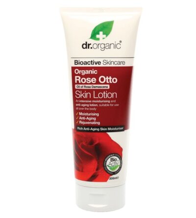 Dr. Organic rose otto skin lotion