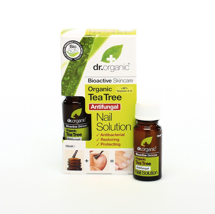 Dr. Organic tea tree nail solution