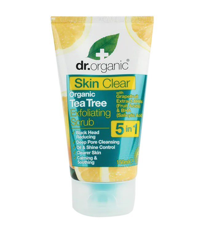 Dr. Organic tea tree scrub