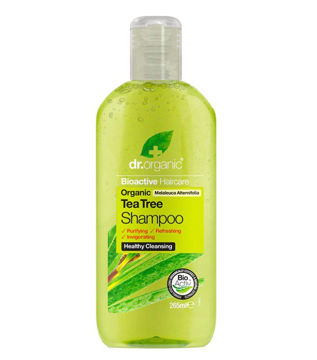 Dr. Organic tea tree shampoo