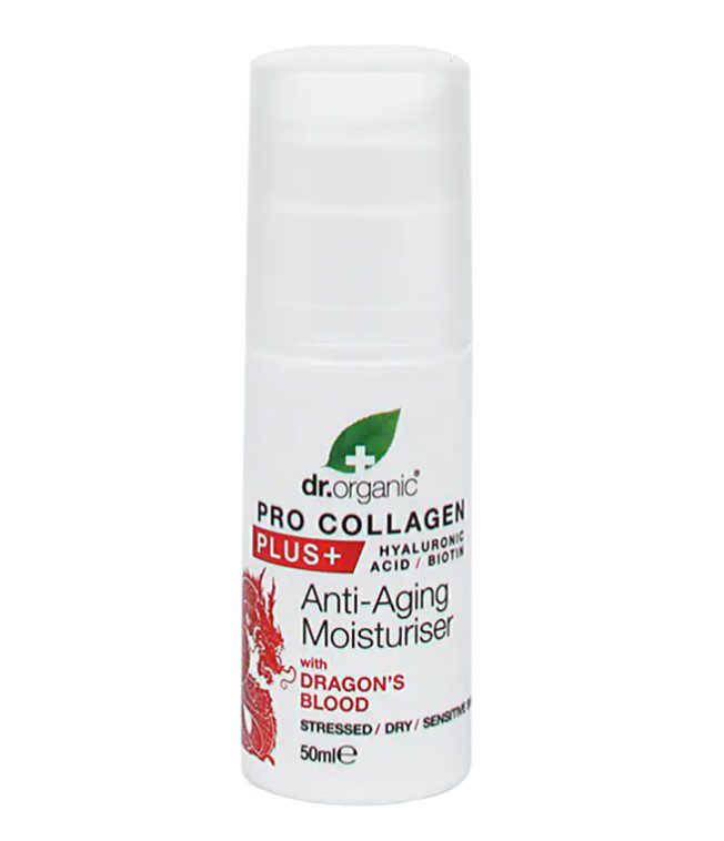 Dr. Organic anti-aging moisturiser with dragon's blood