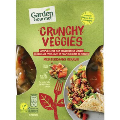 Garden Gourmet crunchy veggies mediterraans