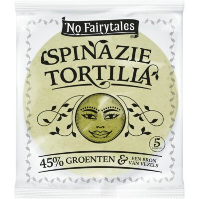 No Fairytales spinazie tortilla