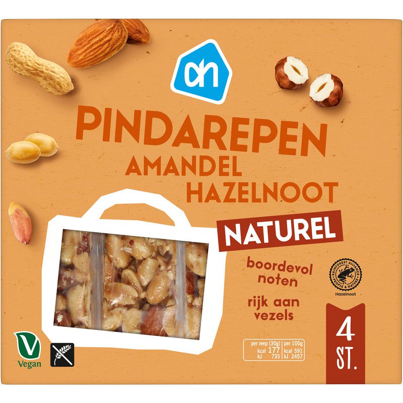 AH pindarepen amandel hazelnoot naturel